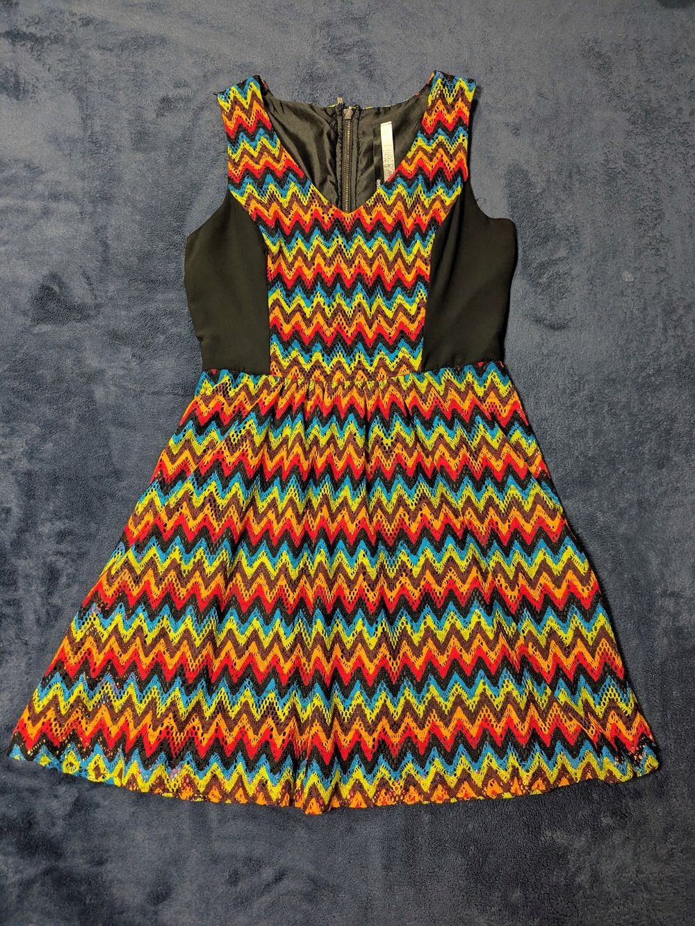 Rainbow Zigzag Pride Small Dress Chevron